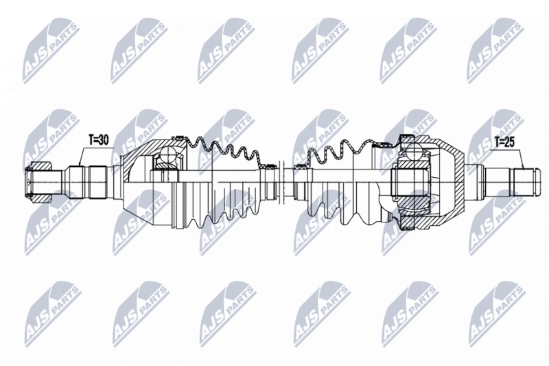 Planetara Opel Astra J 2009-; partea stanga, cutie viteze manuala; 13396740; NTY, aftermarket