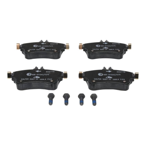 Placute frana fata Ate, Mercedes Clasa A (W176), 2012-2018, Clasa B (W246, W242), 2011-2018,