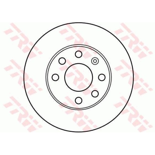 Disc frana Trw DF1609, parte montare : Punte fata