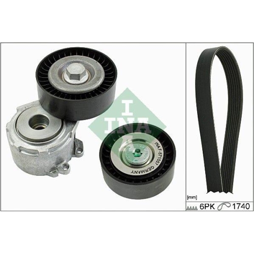 Set curea transmisie Citroen C5 I (Dc) 03.01-03.05, C5 I Break (De) 06.01-09.04, C5 2 (Rc) 08.04-09.08, C5 2 Break (Re) 09.04-08.08, C8 (Ea Eb) 06.02-, C8 Van (Ea Eb) 06.02-; Fiat Ulysse (179) 08.02-06.11; Lancia Phedra (179) 09.02-11.10; Peugeot 406 (8b)