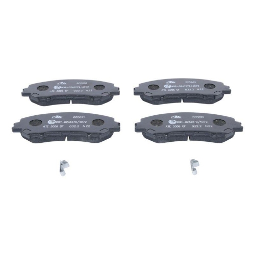 Placute frana fata Ate, Nissan Qashqai Ii Suv (J11, J11_), 11.2013-, X-Trail (T32_), 10.2013-, Renault Kadjar, 06.2015-,