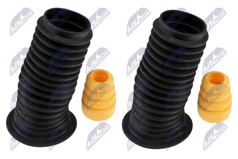 Capac protectie, burduf amortizor Ford Fiesta 2008-2017; set, partea din fata; 8V513025AB; NTY, aftermarket