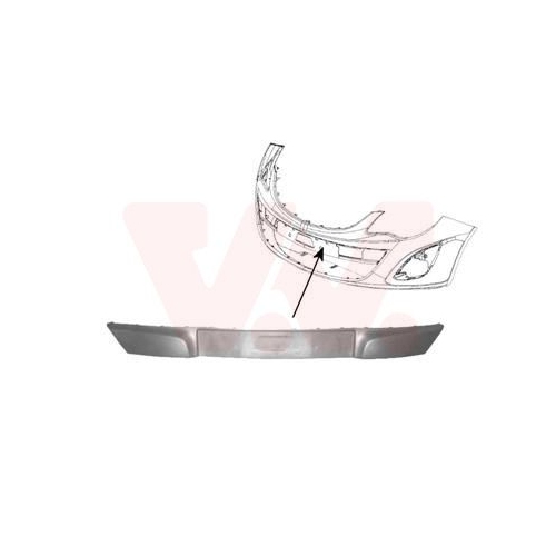 Bandou bara protectie Opel Corsa D Van Wezel 3752580 parte montare : fata