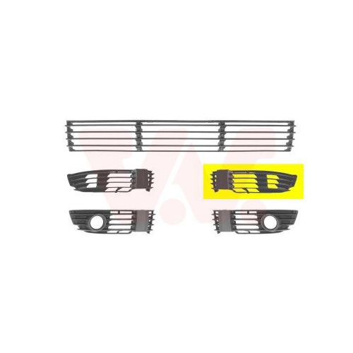 Grila bara protectie Vw Passat (3b3) Van Wezel 5837591, parte montare : stanga, fata