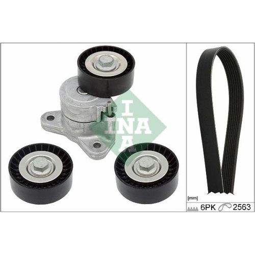 Set curea transmisie Citroen C-Crosser (Vu Vv) 02.07-12.12, C-Crosser Enterprise (Vu Vv) 01.09-; Mitsubishi Lancer 8 (Cy A Cz A) 03.07-, Outlander 2 (Cw W) 11.06-12.12; Peugeot 4007 (Vu Vv) 02.07-03.13, INA