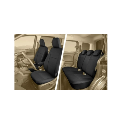 Set huse scaune Ford Tourneo Courier, Transit Courier 2014-2024, pentru 2 scaune fata si bancheta spate, husa personalizata, Kegel Polonia