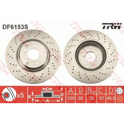 TRW Disc frana