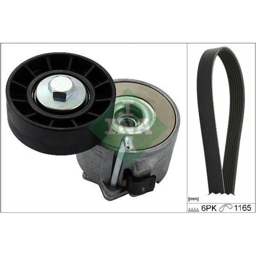 Set curea transmisie Citroen Jumper 2 Box 04.06-, Jumper 2 Bus 04.06-, Jumper 2 04.06-; Fiat Ducato Box ( 250) 07.06-, Ducato Bus (250) 07.06-, Ducato (250) 07.06-; Peugeot Boxer Box 04.06-, Boxer Bus 09.05-, Boxer 04.06-, INA