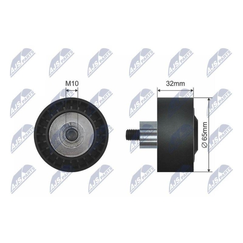 Rola intinzator curea transmisie Bmw Seria 1 (F20), 1 (F21), 2 (F22, F87), 2 (F23), 3 (F30, F80), 3 (F31), 3 Gran Turismo (F34), 4 (F32, F82), 4 (F33, F83) 3.0, 3.0h 06.2007-, 500248