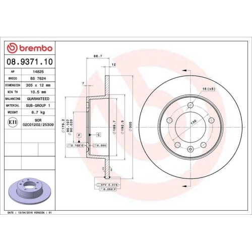 Set disc frana Nissan Interstar Box (X70) 04.02-, Interstar Bus (X70) 04.02-, Interstar (X70) 08.03-; Opel Movano A Box (X70) 01.99-, Movano A Bus (X70) 07.98-, Movano A (X70) 07.98-; Renault Master 2 Autobus (Jd) 03.98-, Master 2 Box (Fd) 07.98-, Master
