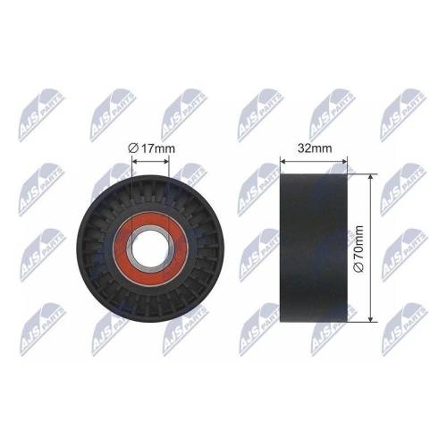 Rola intinzator curea transmisie Bmw Seria 1 (F20), 1 (F21), 2 (F22, F87), 2 (F23), 3 (F30, F80), 3 (F31), 3 Gran Turismo (F34), 4 (F32, F82), 4 (F33, F83), 4 Gran Coupe (F36), 5 (F10) 3.0 01.08-, 500380