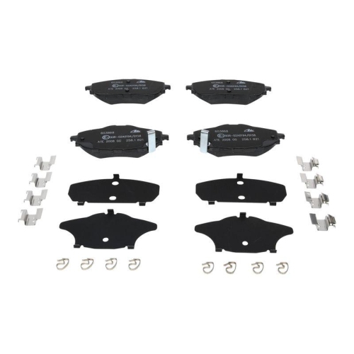 Placute frana fata Ate, Toyota Auris (E18), 2012-12.2018, Corolla Sedan (E18), 06.2013-05.2019,