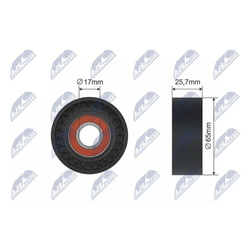 Rola intinzator curea transmisie Bmw Seria 1 (F20), 1 (F21), 3 Gran Turismo (F34), 5 (F10), 5 (F11), 5 (G30, F90), 7 (G11, G12), X4 (F26), X4 (G02, F98) 2.0d 07.2011-, 500342