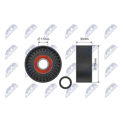 Rola intinzator curea transmisie Bmw Seria 1 Coupe (E82) 135i, Bmw Seria 3 (E90) 335i, 2011-96