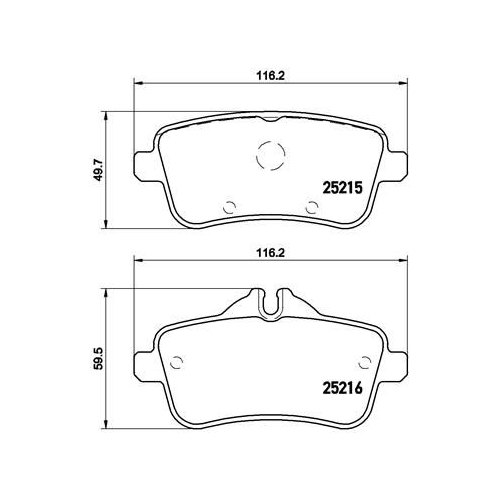 BREMBO set placute frana,frana disc PRIME LINE