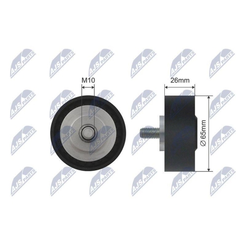 Rola intinzator curea transmisie Bmw 2 (F45), 2 Gran Tourer (F46), X1 (F48), X2 (F39); Mini (F55), (F56), (F57), Clubman (F54), Countryman (F60) 1.2-2.0d 09.13-, 500541