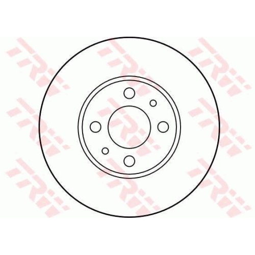 Disc frana Alfa Romeo Mito, Nemo, Fiat 500/C, Doblo, Fiorino, Idea, Linea, Panda, Qubo, Stilo, Lancia Dedra, Musa, Ypsilon, Peugeot Bipper, TRW