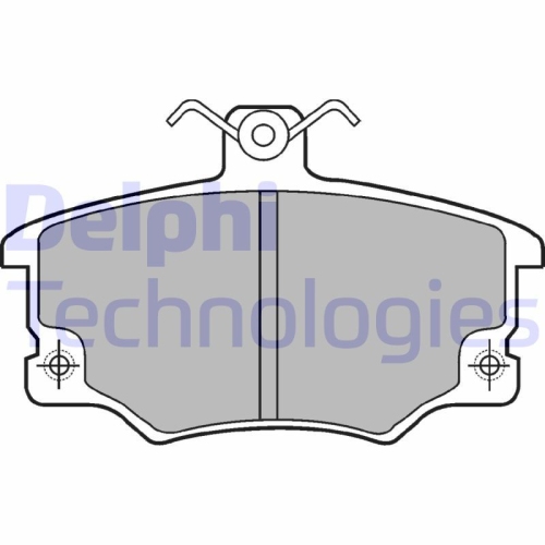 DELPHI set placute frana,frana disc