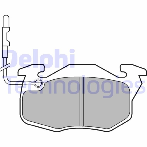 DELPHI set placute frana,frana disc