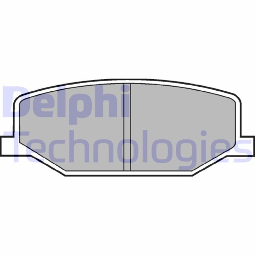 DELPHI set placute frana,frana disc