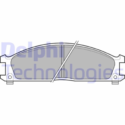DELPHI set placute frana,frana disc