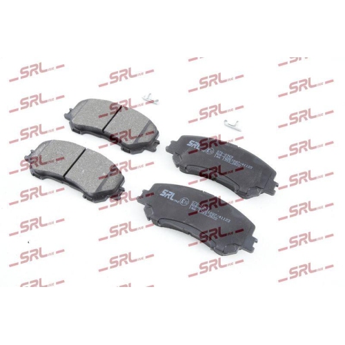 Placute frana Nissan Qashqai 2 Suv (J11, X-Trail 3 (T32 ; Renault Koleos 2 (Hc ), punte fata, cu indicator uzura acustic, SRLine