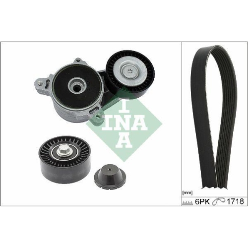 Set curea transmisie Dodge Caliber 06.06-; Jeep Compass (Mk49) 08.06-, Patriot (Mk74) 02.07-12.17; Mitsubishi Grandis (Na W) 03.03-12.11, Lancer 8 (Cy A Cz A) 03.07-, Lancer 8 Sportback (Cx A) 10.07-, Outlander 2 (Cw W) 11.06-12.12, INA