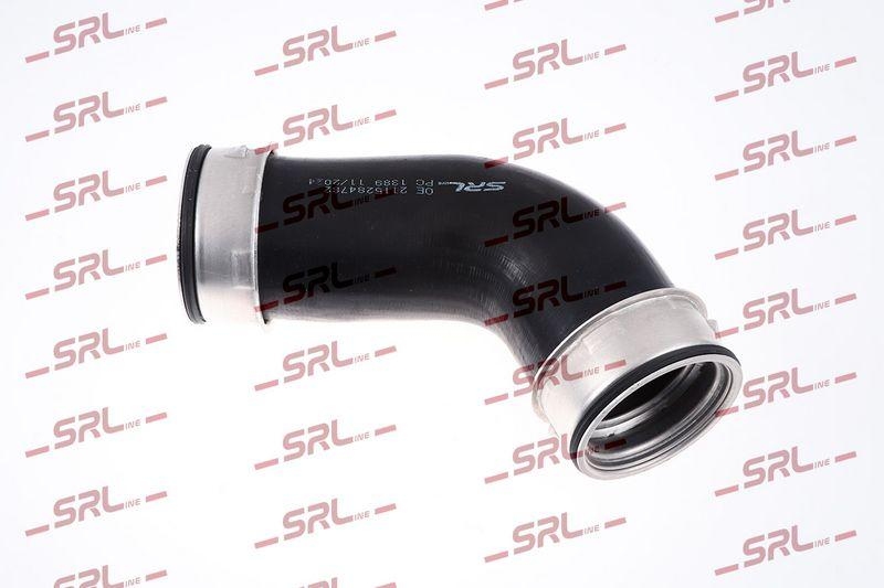 Furtun intercooler Mercedes Clasa E (W211) 02-09, motor: 2.1 CDI, SRLine, Cauciuc, 2115283382; 2115284782