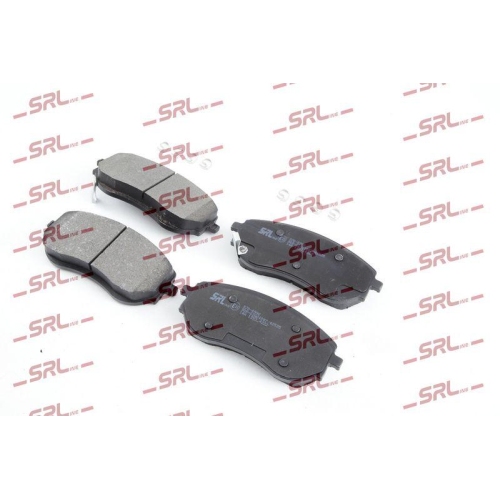 Placute frana Mercedes X-Class (470), X-Class Flatbed / Chassis (470), X 220 d (470.210), X 220 d 4-matic (470.211), X 250 d (470.230), X 250 d 4-matic (470.231), X 350 d 4-matic (470.252), punte fata, cu indicator uzura acustic, SRLine