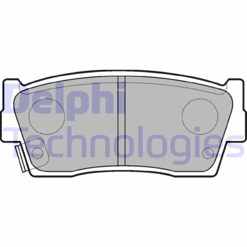 DELPHI set placute frana,frana disc