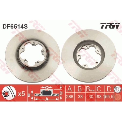 TRW Disc frana