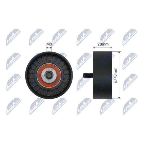 Rola intinzator curea transmisie Bmw Seria 7 (E38), 8 (E31) 5.0 1994-2001, 199-97