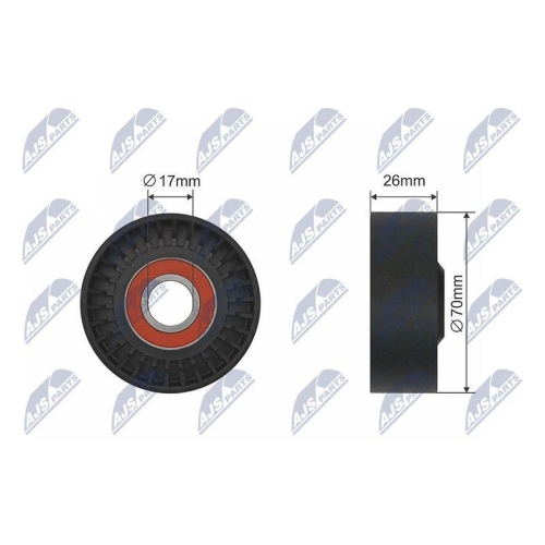 Rola intinzator curea transmisie Bmw Seria 7 (E65, E66, E67) 3.6, 4.4, 6.0 07.2001-08.08, 115-00