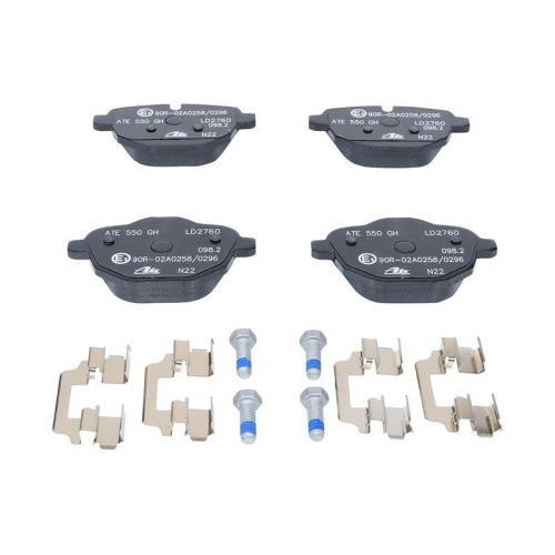 Set placute frana spate ATE Bmw Seria 5 (F10/F11; G30/G31 F90) Seria 6 GT (G32) Seria 7 (G11 G12) I8 (I12) X3 (F25) X3 (G01 F97) 2017- X4 (F26) 2013-; X4 (G02 F98) 2018- X5 (G05 F95) 2018- Z4 (E89) Mini Mini (F55) 2013- spate; puntea spate