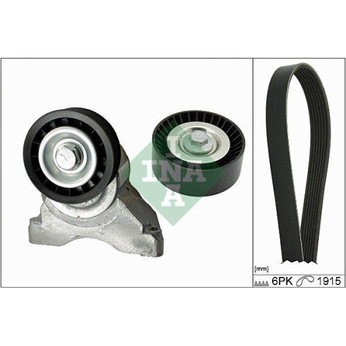 Set curea transmisie Ford Focus I (Daw Dbw) 09.98-11.09, Focus I Box / Estate (Dnw) 08.98-03.05, Focus I Estate (Dnw) 02.99-12.07, Focus I Sedan (Dfw) 02.99-11.09, INA