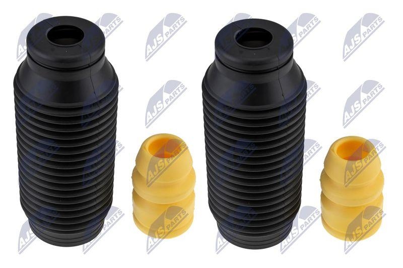 Capac protectie, burduf amortizor Hyundai Accent 2005-2010, Elantra 2000-2011, I30 2007-2012, Kia Cerato 2004-2009, Rio 2005-2011; set, partea din fata; 5462524000; NTY, aftermarket