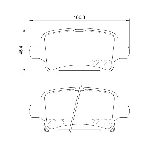 BREMBO set placute frana,frana disc PRIME LINE