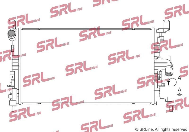 Radiator Dacia Duster 17-, motor: 1.5 dci, 685x388x26, SRLine, Aluminiu/ Plastic brazat, 214105803R