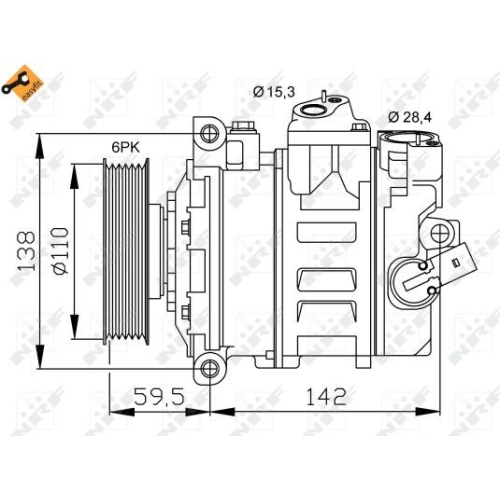 Compresor climatizare Nrf 32146
