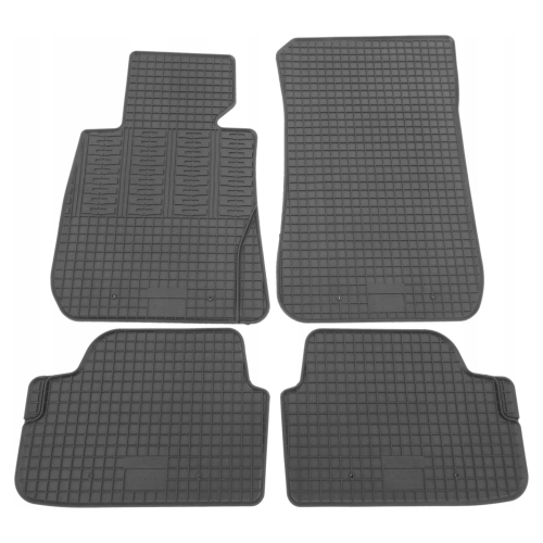 Set covorase auto din cauciuc Bmw Seria 1 E87 2004-2011- [E81 E82 E87 E88] 2004-2011- [2Usi-Coupe 3/5 Usi], Negre