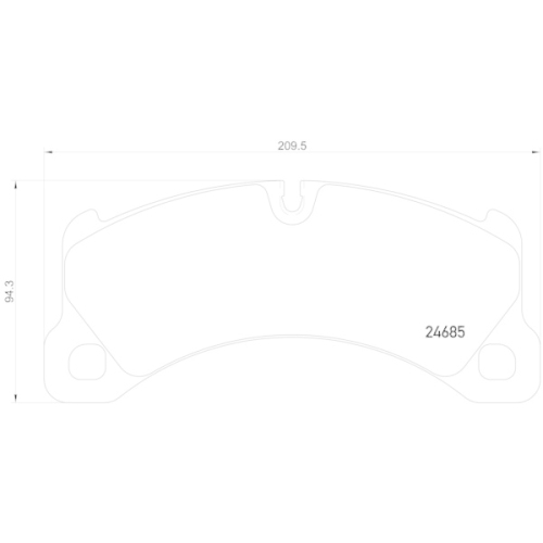 BREMBO set placute frana,frana disc PRIME LINE