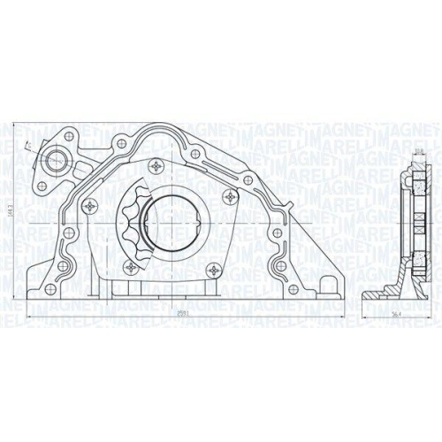 Pompa ulei Citroen C4 Coupe (La), C4 Grand Picasso I (Ua), C4 I (Lc), C4 Picasso I (Mpv) (Ud), C5 I (Dc), C5 I Break (De), C5 2 (Rc), C5 2 Box / Estate (Re), C5 2 Break (Re), C5 3 (Rd), C5 3 Break (Rw), C8 (Ea , C8 Van (Ea , Evasion Mpv (22, Jumpy I (U6u)