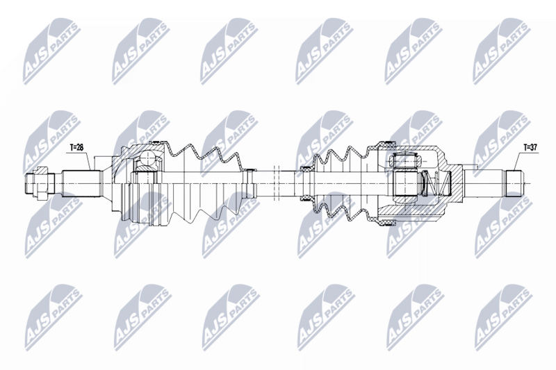Planetara Peugeot 3008 2016-, 5008 2016-, 508 2018-; Citroen C4 Picasso, Grand Picasso 2013-, Spacetourer, Grand Spacetourer 2018-; Opel Grandland X 2017-; partea stanga, cutie viteze manuala cu 6 trepte; 1613306580; NTY, aftermarket