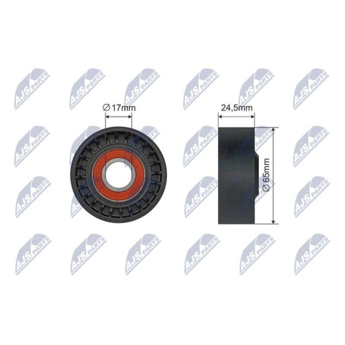 Rola intinzator curea transmisie Chevrolet Captiva 06.06-, Cruze 05.09-, Epica 01.05-, Lacetti 03.05-, Nubira 01.05-, Optra 08.03-, Daewoo Tosca 02.06-, Opel Antrara 05.06-, Vauxhall Antara 08.06-, 500005