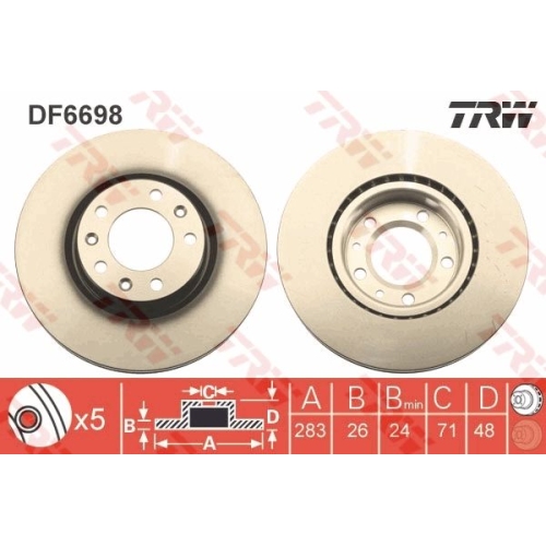 TRW Disc frana