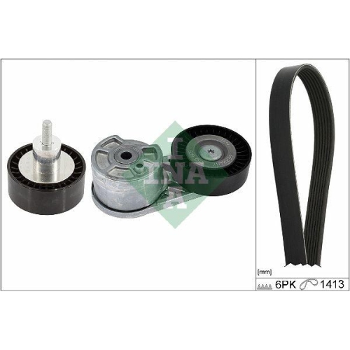 Set curea transmisie Ford Tourneo Custom V362 Bus (F3) 09.12-, Transit Custom V362 Box (Fy Fz) 09.12-, Transit Custom V362 Bus (F3) 04.12-, Transit V363 Box (Fcd Fdd) 08.13-, Transit V363 Bus (Fad Fbd) 08.13-, Transit V363 Platform / Chassis (Fed Ffd) 08.