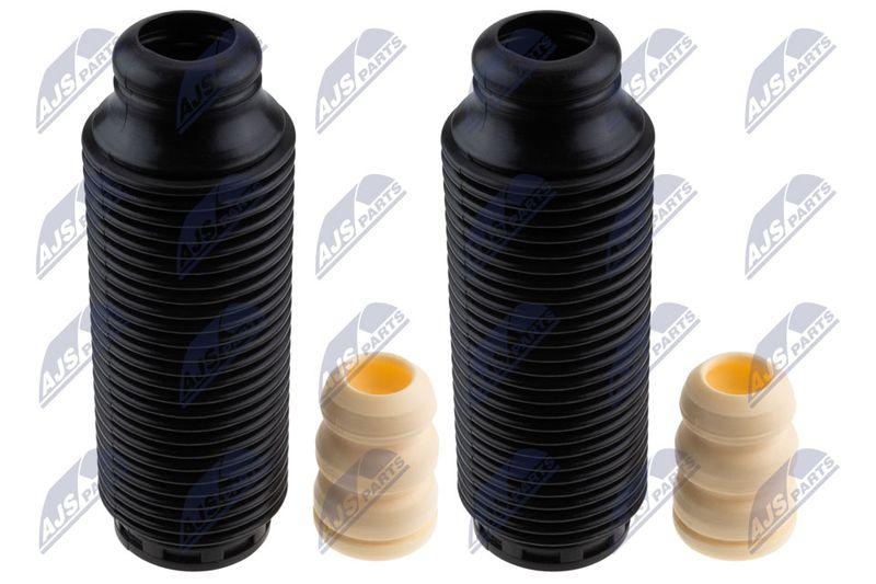 Capac protectie, burduf amortizor Hyundai Santa 2006-2012; set, partea din fata; 553252E000; NTY, aftermarket