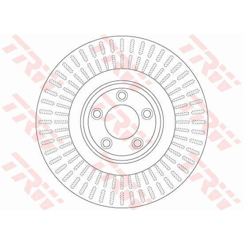 Set discuri frana Jaguar: F-Type (X152), XF (X250), XJ (X351), XK 2 (X150)., punte fata, 355x32, TRW