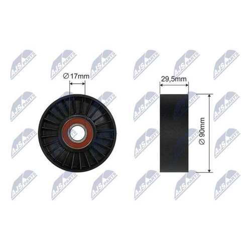 Rola intinzator curea transmisie Chrysler Voyager, Dodge Caravan, Plymounth Voyager 3.0 1990.10&lt;-&gt;03.2001, 4536154AB