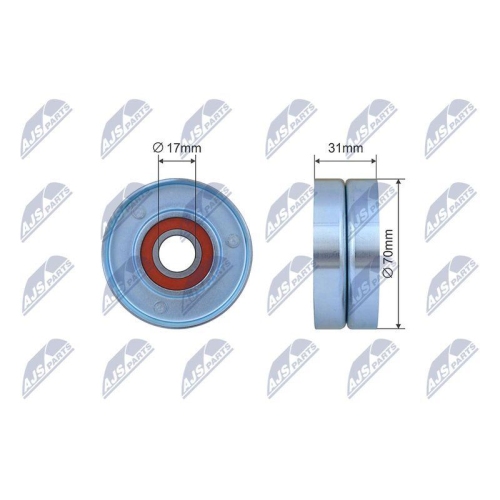 Rola intinzator curea transmisie Chrysler Voyager, Grand Voyager 3 (Gs, Ns) 1995-2001, 314-00